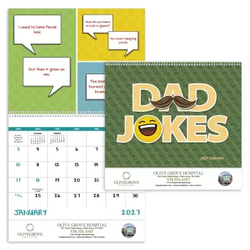 Dad Jokes Wall Calendar - Spiral